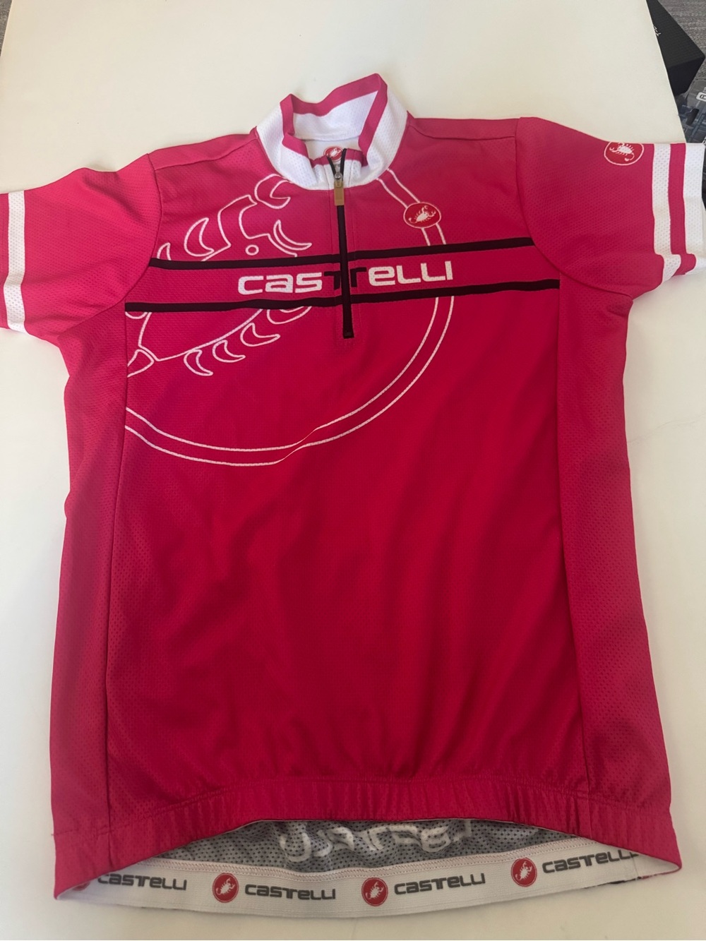 Castelli Kids' Pink Cycling Jersey